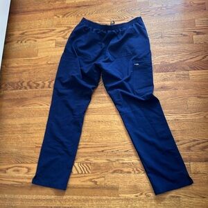 Figs navy scrub pants